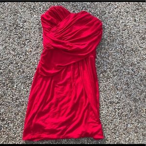 Red Express mini dress